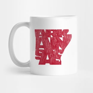 Arkansas Text Mug